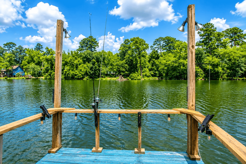 Cast a line right from the private dock and enjoy peaceful lakefront fishing just steps from the cottage. A relaxing spot to fish, take in the view, or unwind by the water.